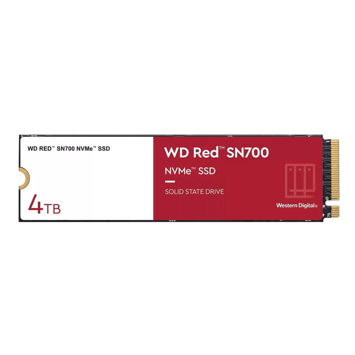 WD Red SN700 4TB M.2 2280 NVMe 3400/3100 MB/s WDS400T1R0C WDS400T1R0C