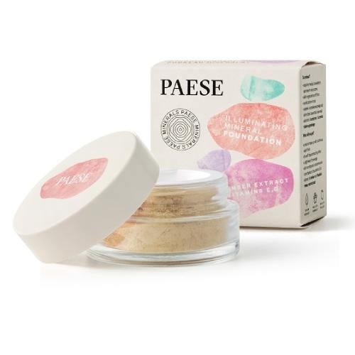 Paese Minerals - Mineralny podkład matujący 204W Honey 7g