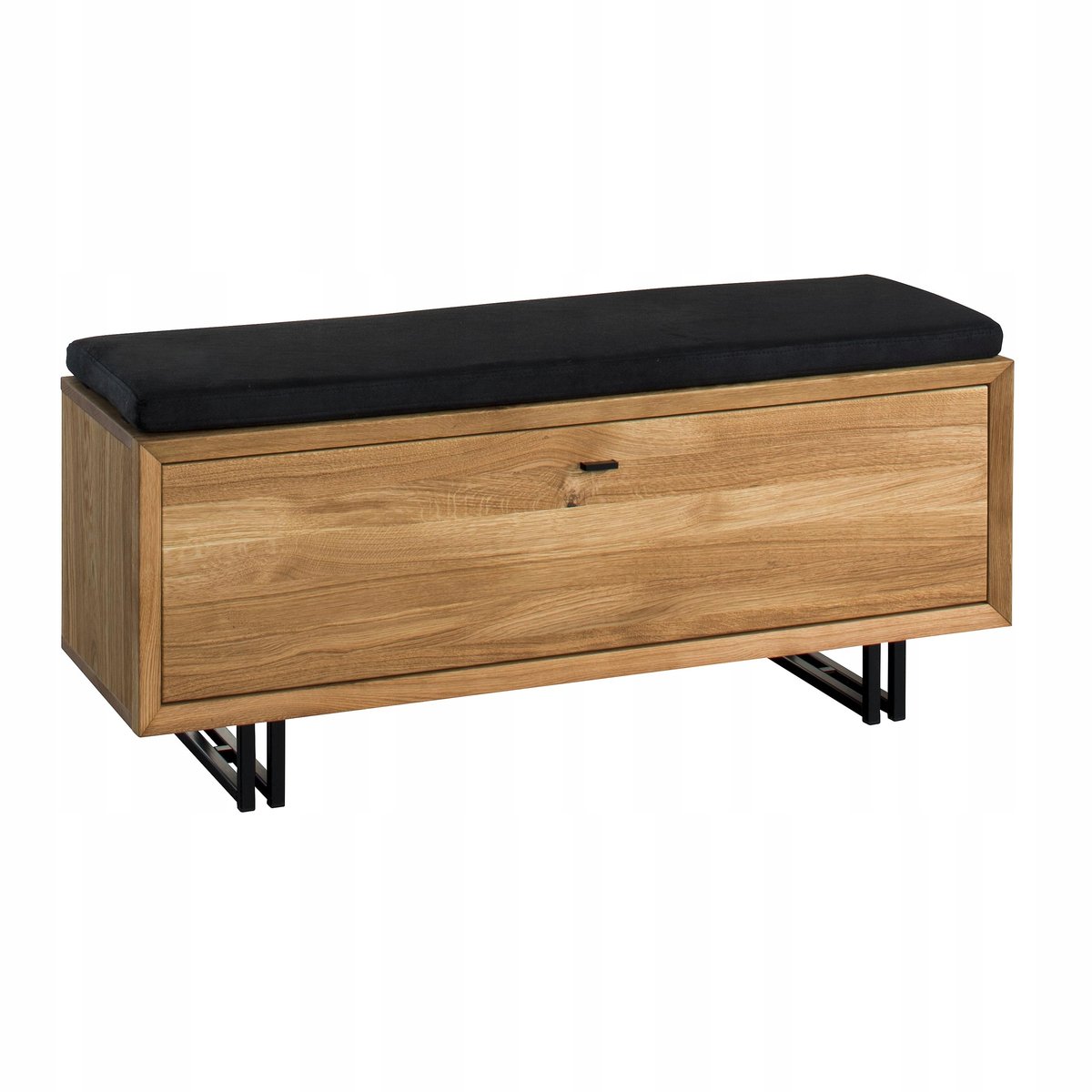 Drewniana Szafka Na Buty Z Poduszką Siedziskiem