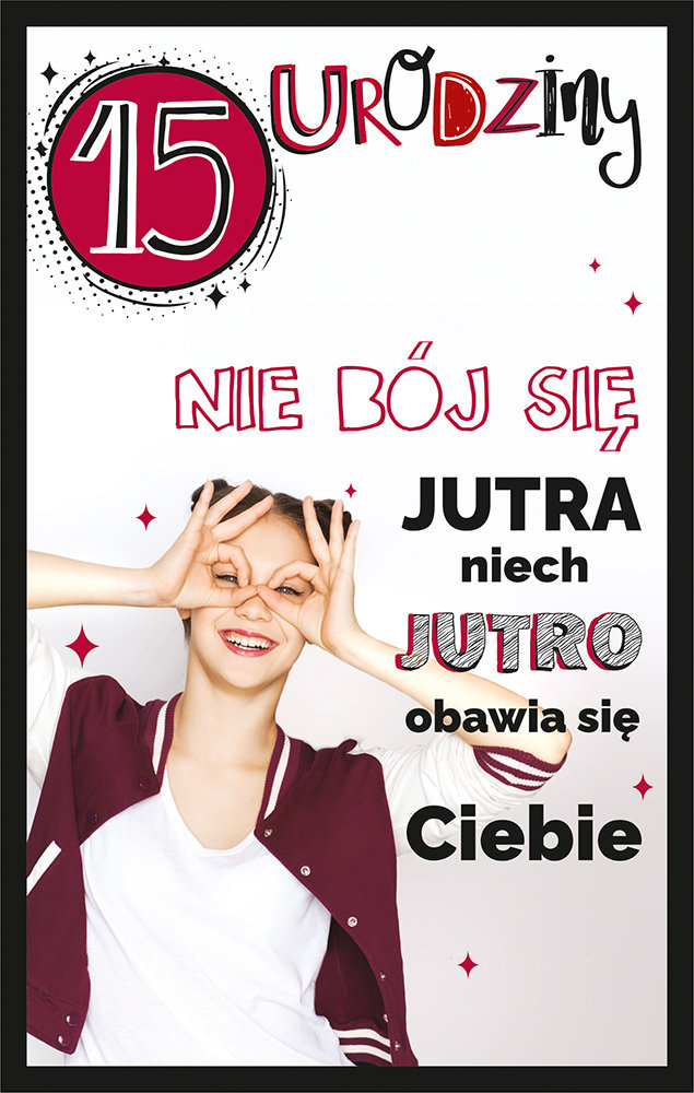 AbCard AbCard Kartka okolicznościowa Urodziny 15 U101 464376