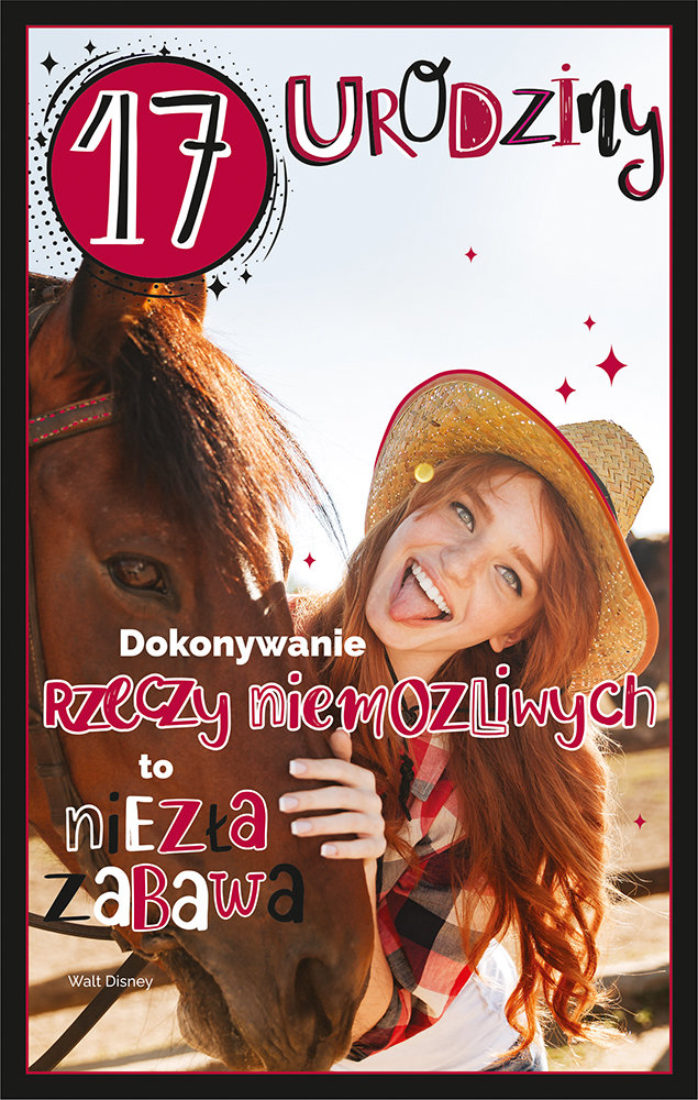AbCard Kartka okolicznościowa Urodziny 17 U103