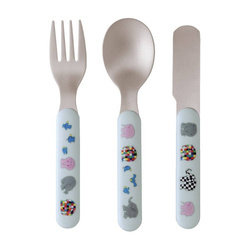 Zestaw Sztućców Dla Dziecka, 3 El.,Elmer Petit Jour Paris
