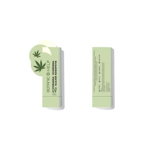 BIOXON BotanicHelp Pomadka ochronna z olejem konopnym, filtrem UV, 5g