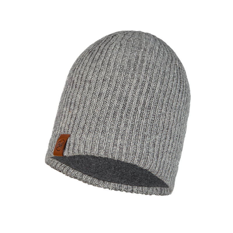 Czapka Buff Knitted & Fleece Hat - Lyne Light Grey