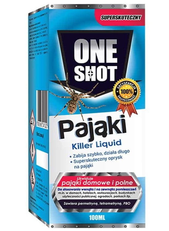 Środek Na Pająki One Shot Oprysk O Długotrwałym Działaniu 100 Ml
