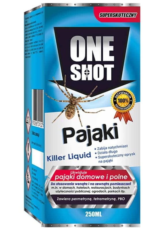 One Shot Oprysk Na Pająki Środek preparat 250 ml