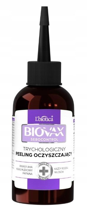 Biovax Sebocontrol Trychologiczny Peeling oczyszczające 100 ml