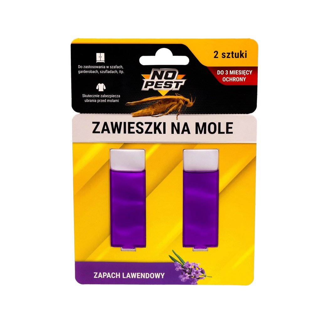 Zawieszka No Pest Na Mole 2 Szt O Zapachu Lawendowym Odstraszacz Pułapka Sposób Środek Na Mole Spożywcze Odzieżowe