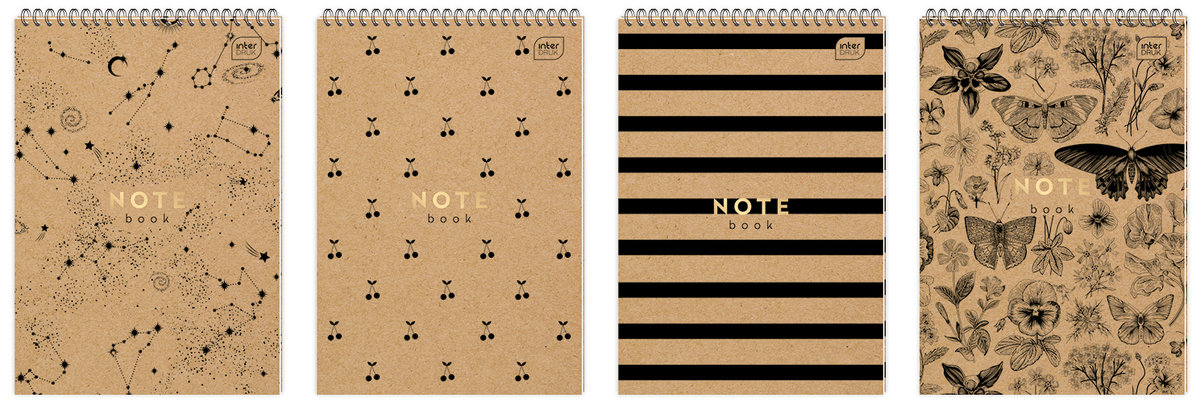 Kołozeszyt A5/100 Kratka 70G Hs Kraft Interdruk