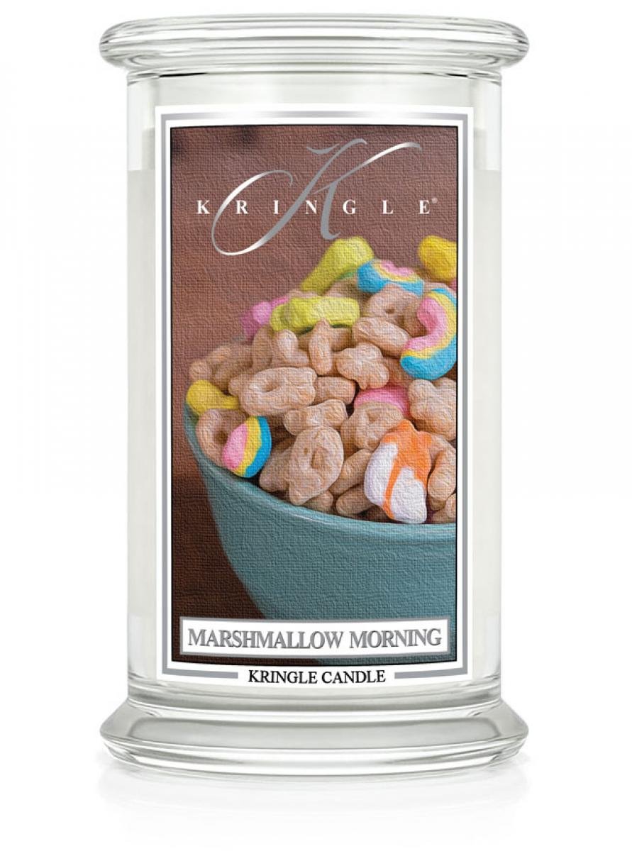 Kringle Candle Large Jar Marshmallow Morning - świeca zapachowa 624 g