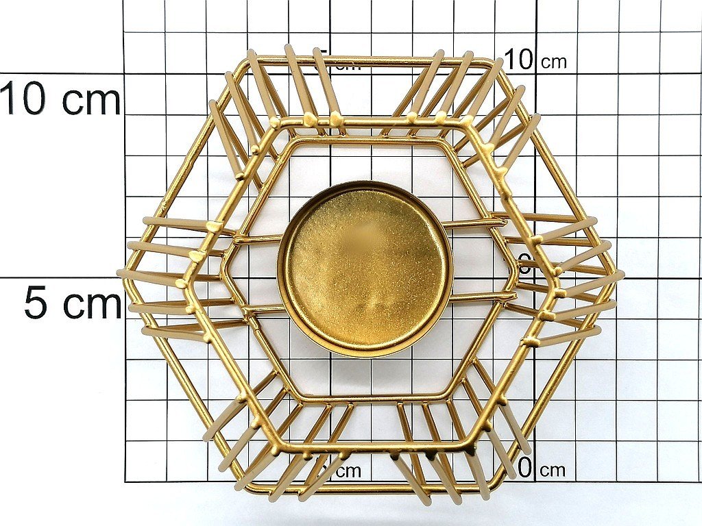 Świecznik Tealight Metal Śr 9,5 Cm Onedollar
