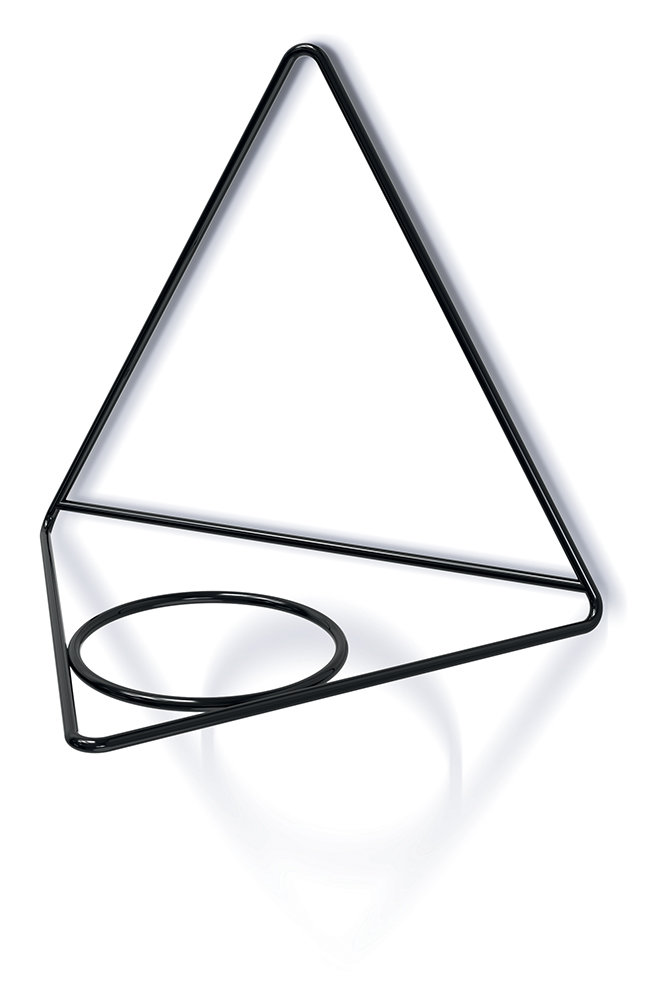 Kwietnik Wiszący Na Ścianę Showy Hanger Trójkąt 30Cm