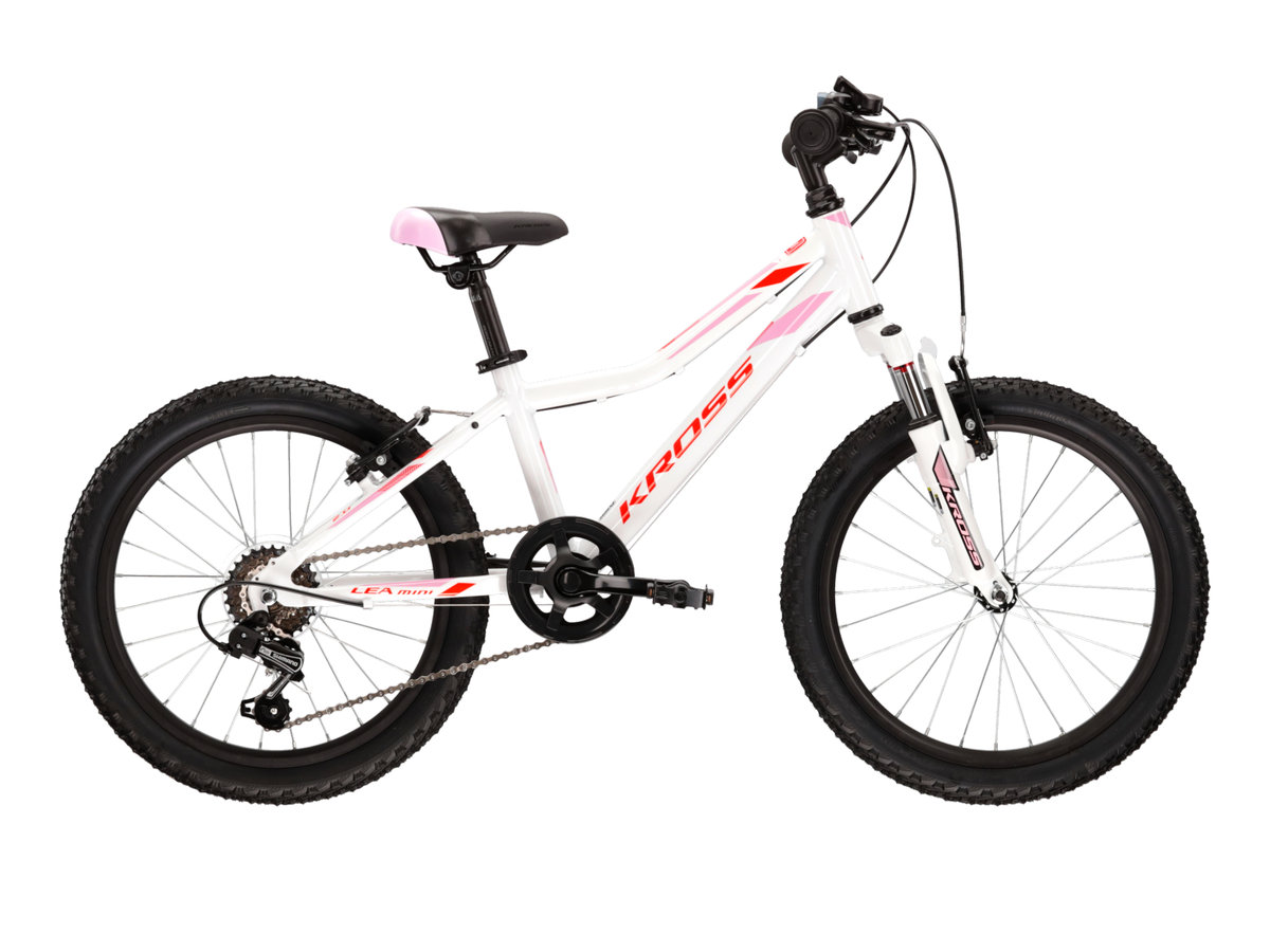 Kross Lea Mini 2.0 20 cali Biało-czerwono-różowy 2023