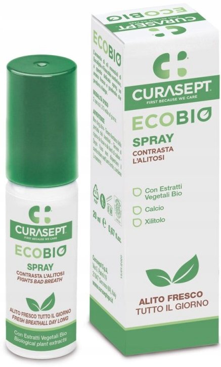 Curasept, Ecobio, Spray Na Nieświeży Oddech, 20 Ml