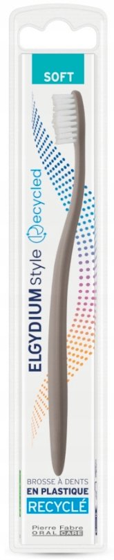 ELGYDIUM Style Soft Szczoteczka do zębów z recyklingu miękka 1 sztuka