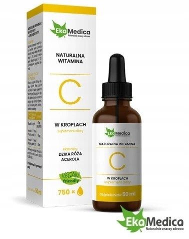 EkaMedica Naturalna witamina C w kroplach, 50ml