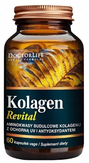 Doctor Life, Kolagen revital antyoksydant, 60 kaps.
