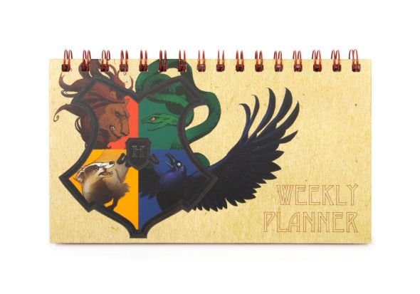 Harry Potter Intricate Houses - planer tygodniowy na spirali