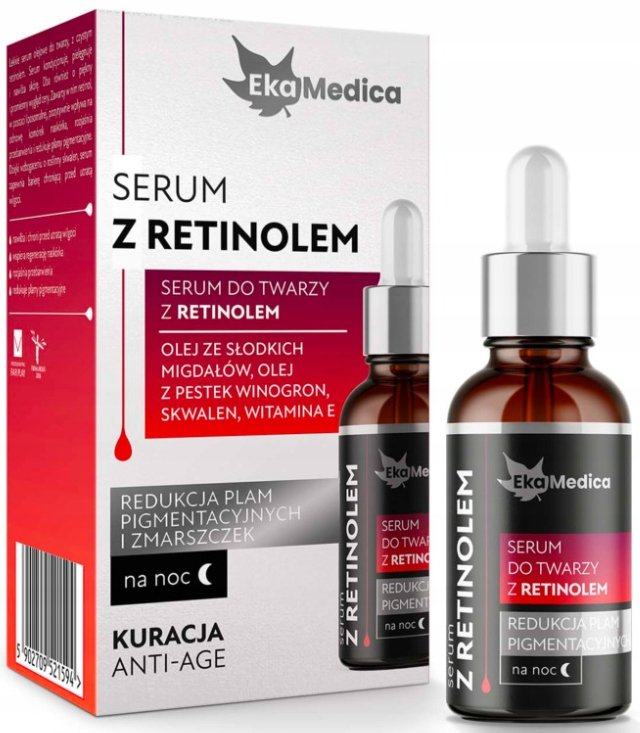 EkaMedica Serum do twarzy z retinolem, 20ml