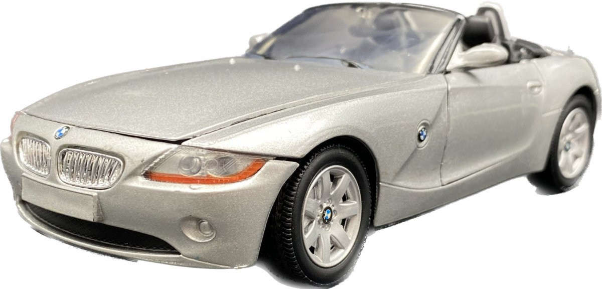 Bmw Z4 Roadster Silver Model 1:24 Motormax 73269