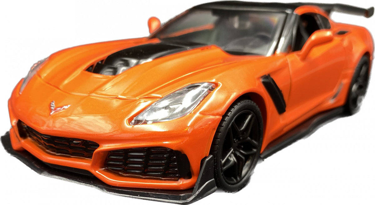Corvette Zr1 Orange 1:24 Motormax 79356