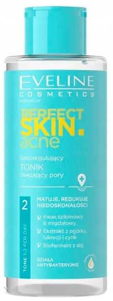 Eveline Cosmetics Perfect Skin.acne Seboregulujący tonik zwężający pory 150.0 ml