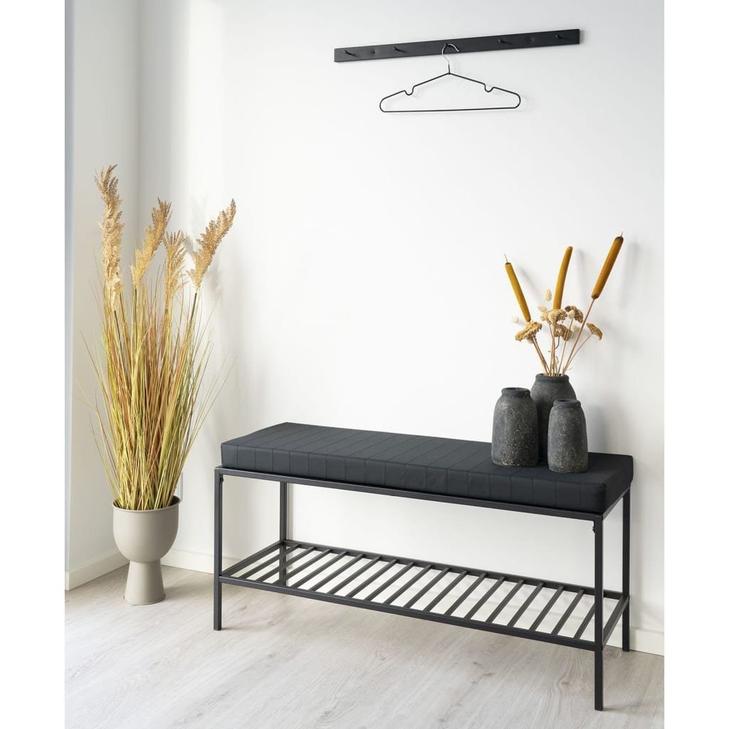Czarny metalowy wieszak ścienny Vita – House Nordic