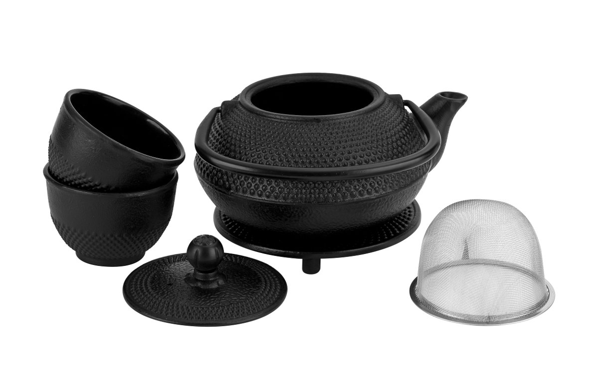 Żeliwny Zestaw Do Parzenia Herbaty W Stylu Japanese