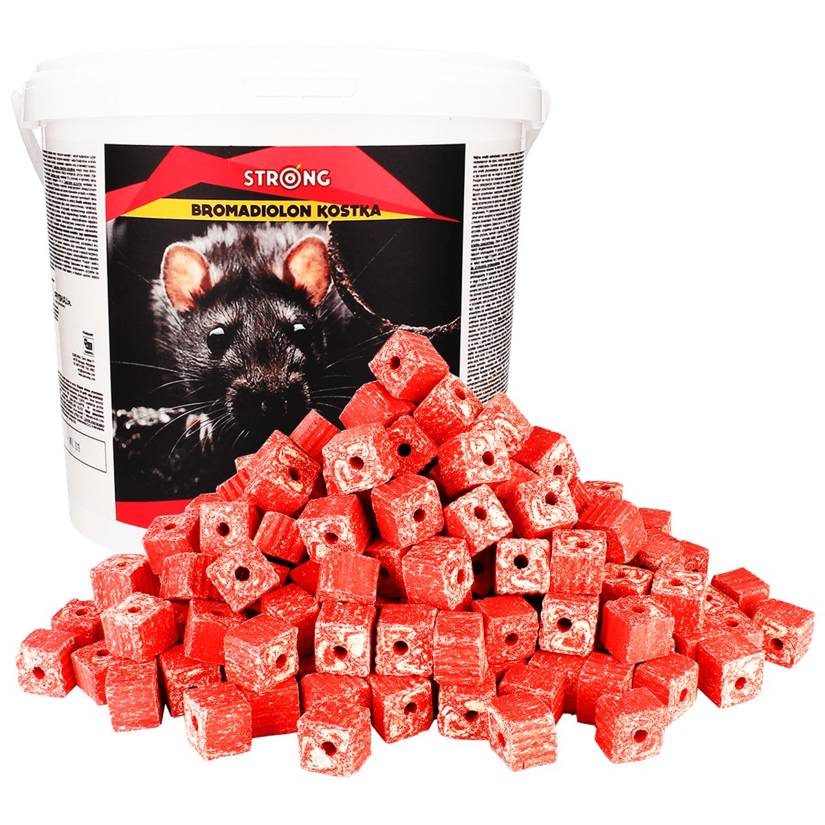 Trutka Na Myszy I Szczury Kostka Bromadiolon Strong 3 Kg