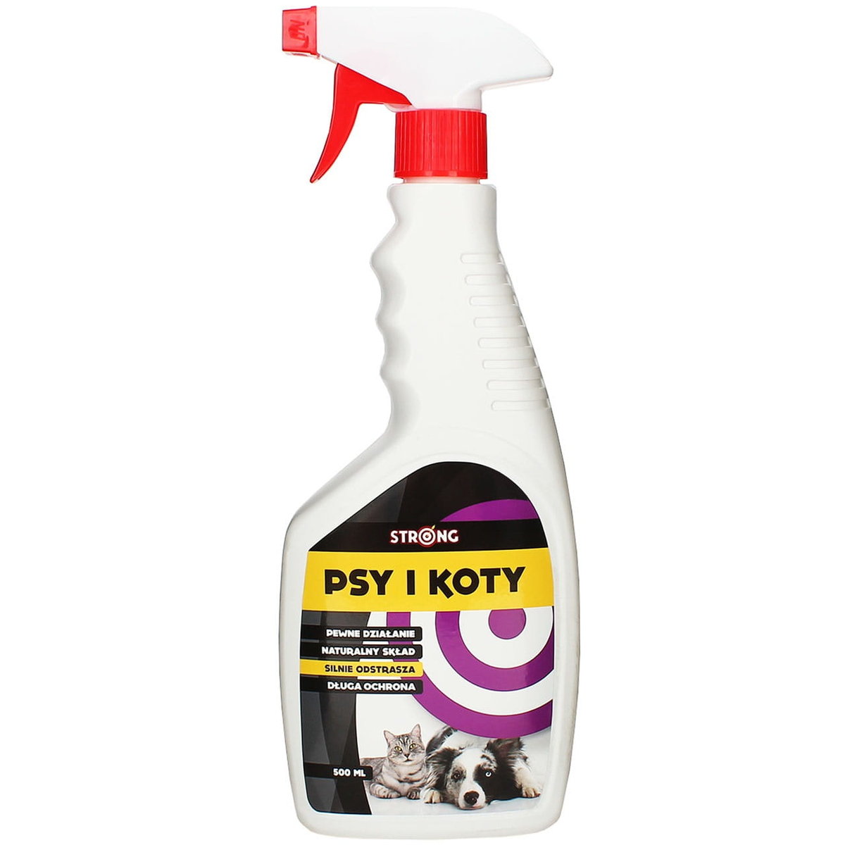 Środek Płyn Spray Odstraszacz Psów I Kotów Strong