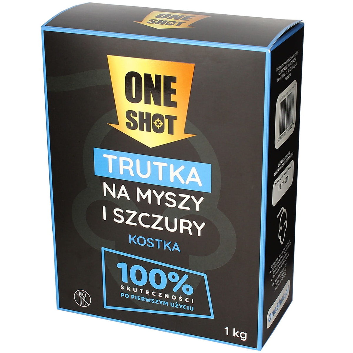 Trutka Na Myszy I Szczury Kostka Bromadiolon One Shot 1 Kg