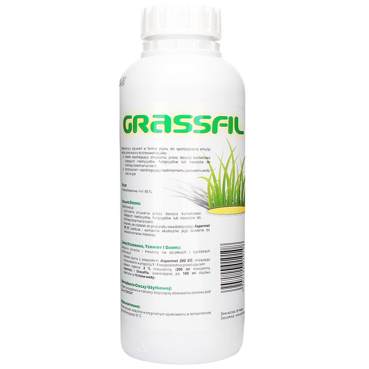 Asplant Utrwalacz oprysku, adiuwant Grassfill 1l.