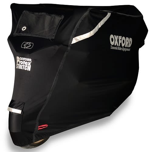 Oxford OXFORD ProTex Premium Stretch-nosefitting na zewnątrz-motocykl okładka, xl, czarny CV163