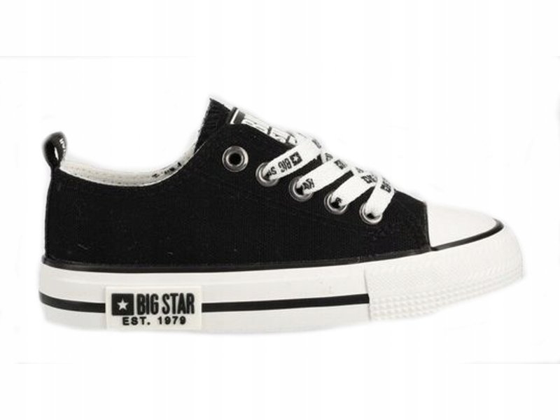 Trampki Buty Dziecięce Big Star Kk374045 Czarne 28