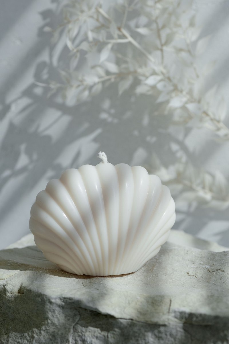 Dekoracyjna Świeca sojowa Shell