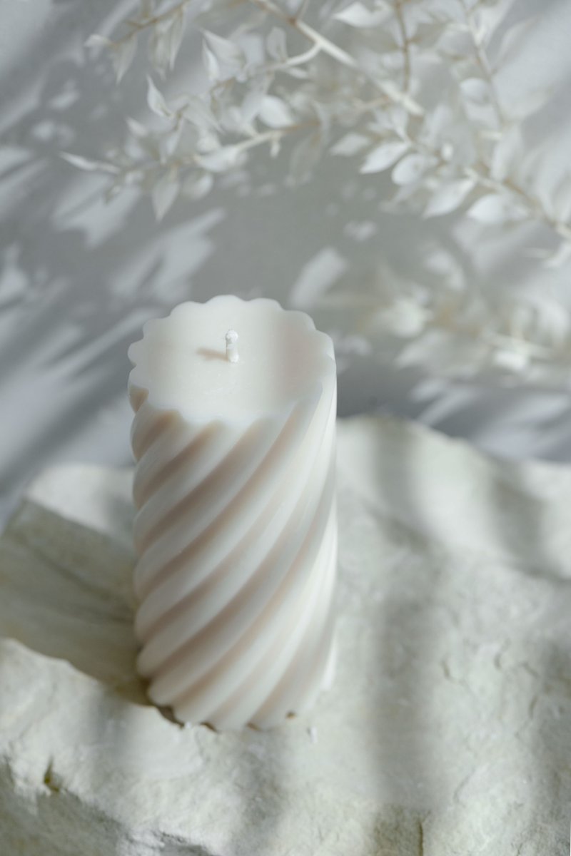 Dekoracyjna Świeca sojowa Spiral