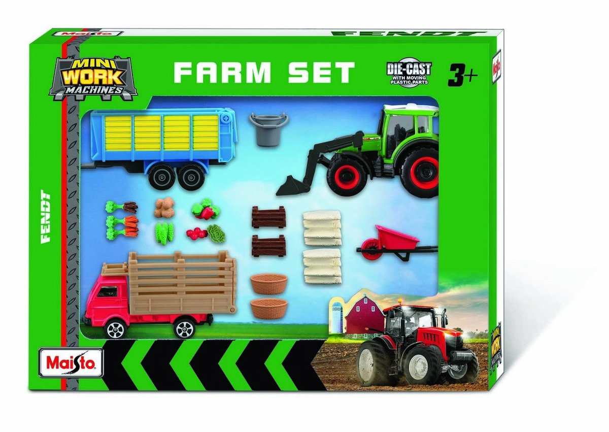 Maisto 12564 Traktor Z Mini Farmą 25648