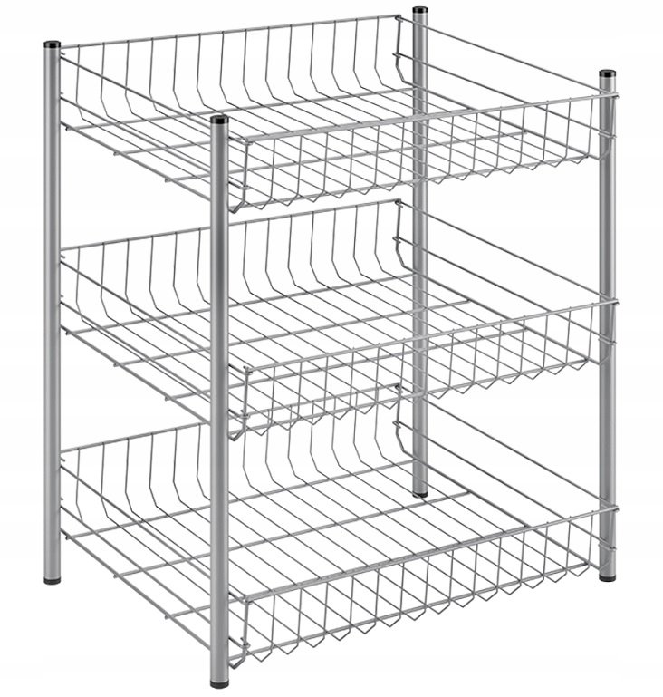 3-poziomowy organizer kuchenny - Metaltex