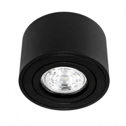 Punktowa Oprawa Sufitowa Zalda Ov Black Ip20, 220-240V, Okrągła, Czarna Edo777450 Edo