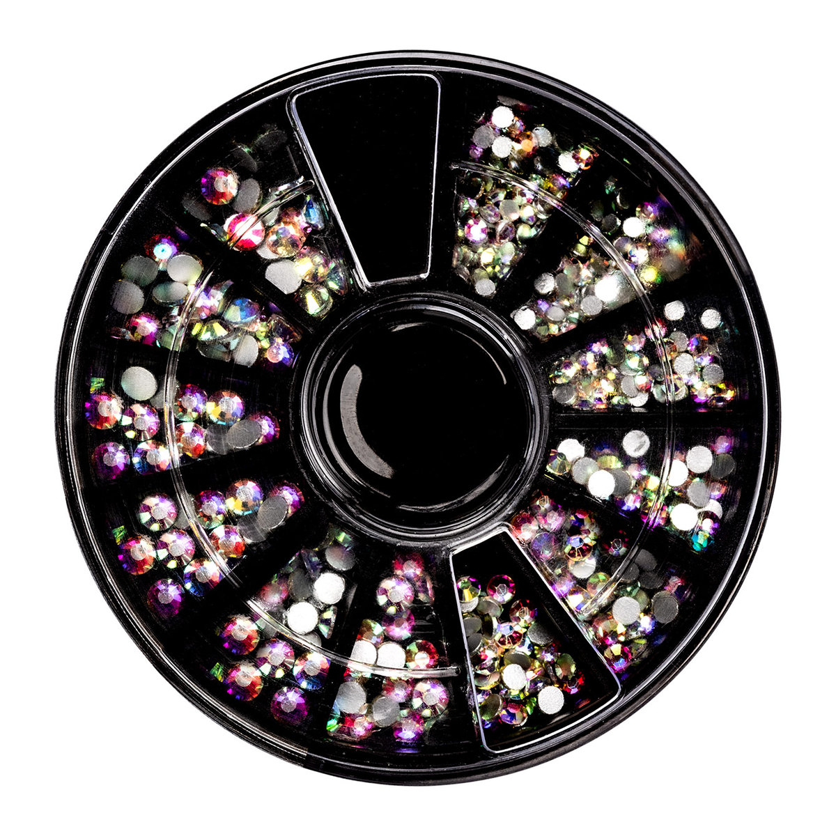 NEONAIL Karuzela z ozdobami - Multikolorowe Cyrkonie 01