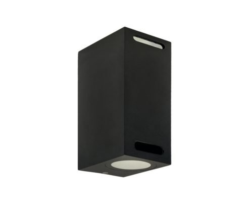 Ogrodowa Oprawa Elewacyjna Kinkiet Festra 2 Black 2Xgu10 Ip54 Czarny Edo777358 Edo Garden Line