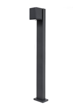 Słupek Ogrodowy Zamba 80 Graphite Gu10 Grafitowy Ip44 Edo777481 Edo Garden Line