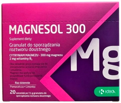 Magnesol 300, 20 saszetek