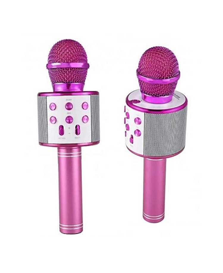 W&k Mikrofon zabawkowy JYWK369-5 różowy