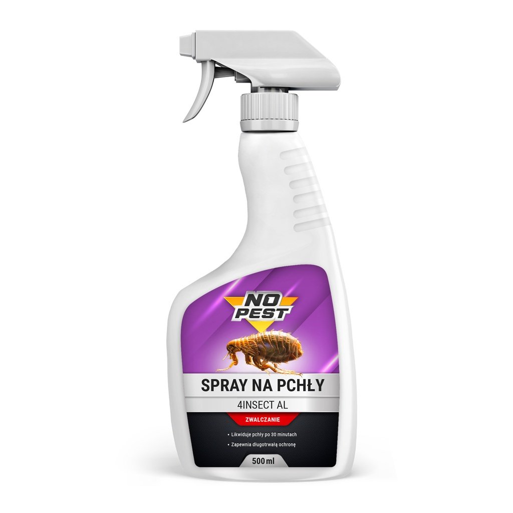 Asplant Środek na pchły w domu, preparat No Pest spray 500ml.