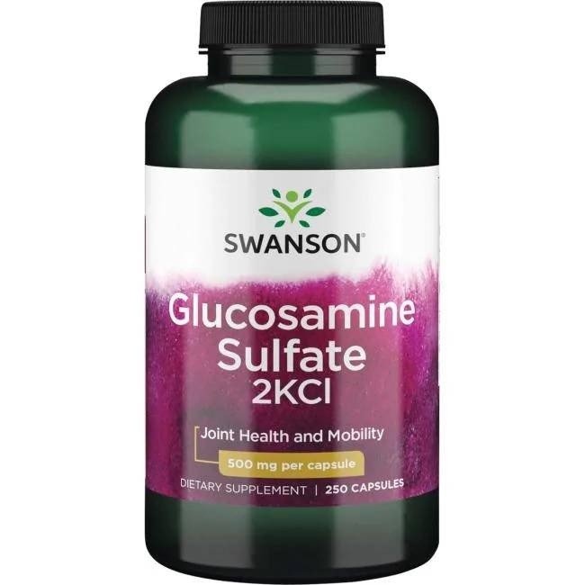 Swanson, Usa Glukozamina 500mg Suplement diety 250 kaps.
