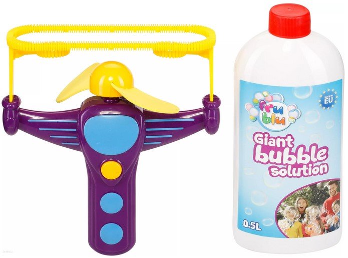 Wytwornica Baniek Mydlanych Wiatrak + Płyn 0,5 L