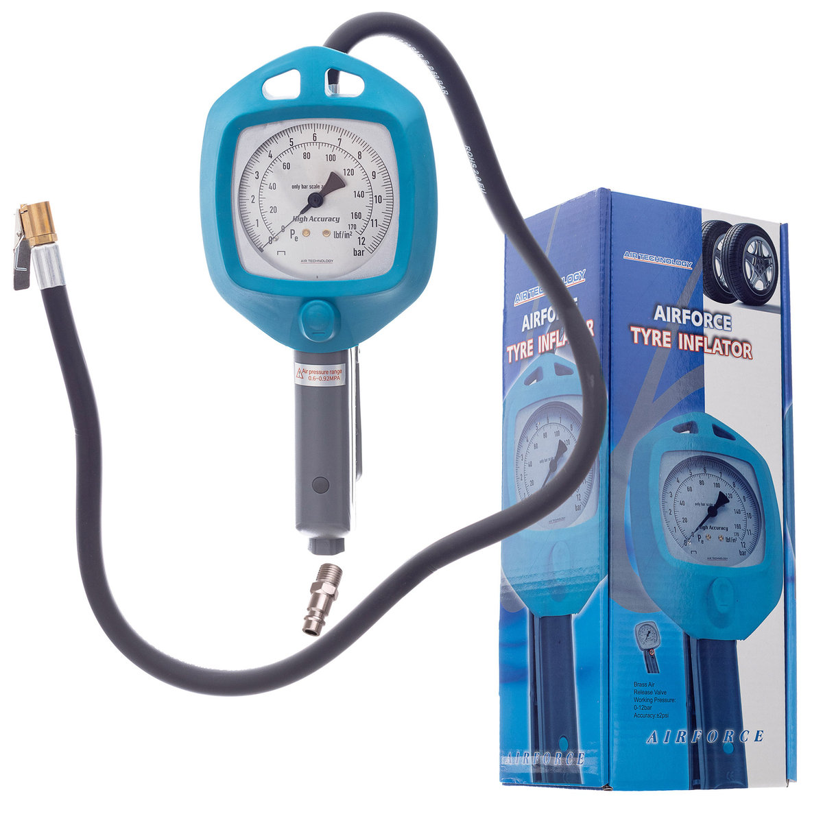 Pistolet Do Pompowania Kół Profesjonalny 12 Bar