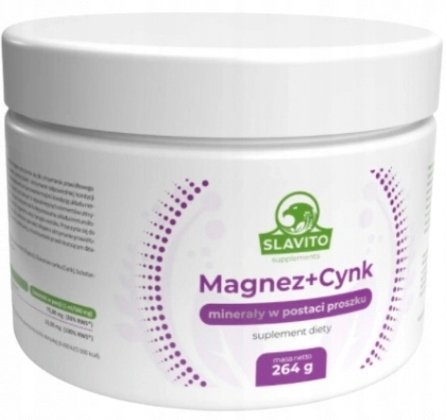 Slavito SLAVITO Magnez + Cynk minerały 264g 5900588006720