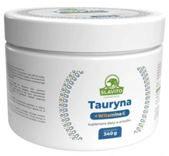 Slavito Tauryna z Witaminą C Proszek 340 g Hubert Czerniak Slavito SLV-008